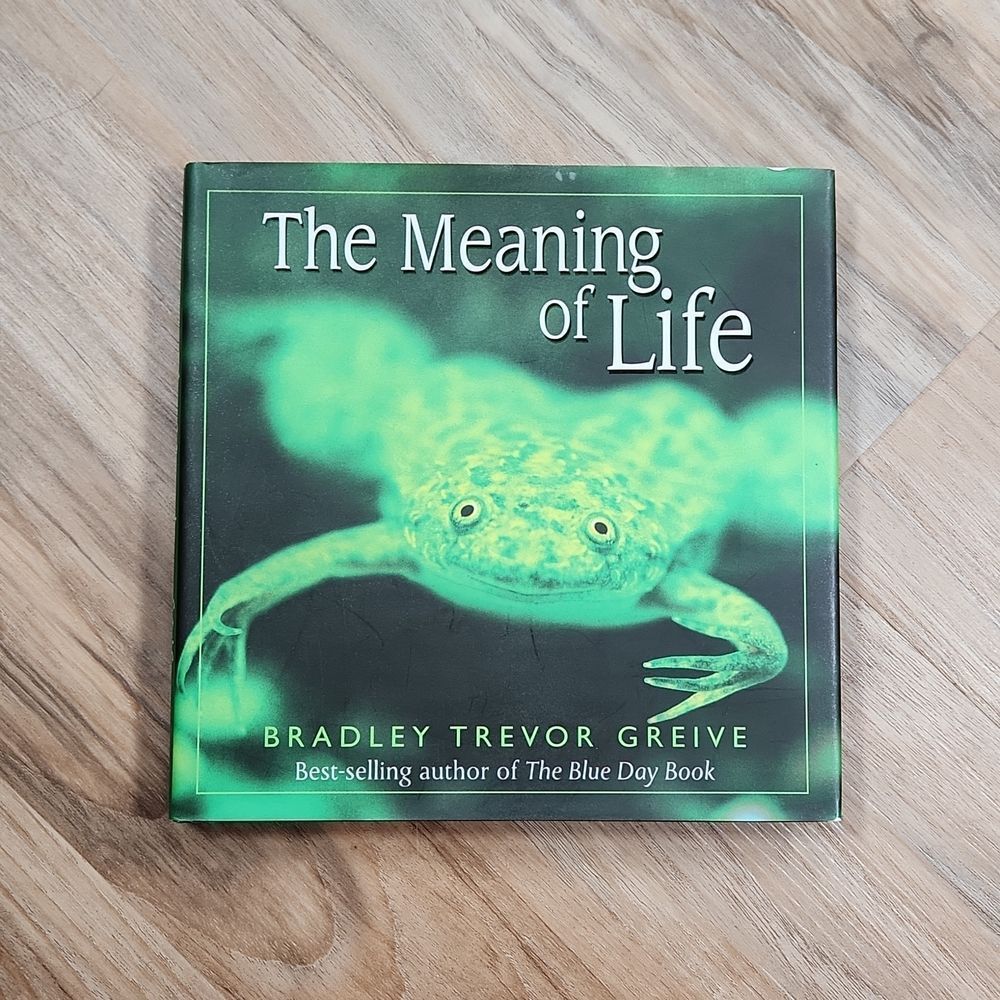 🔺️The Meaning Of Life by Bradley Trevor Greive Hardcover Book